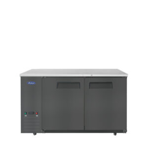 SBB59GRAUS2 59" Back Bar Cooler Shallow Depth (Black Exterior)