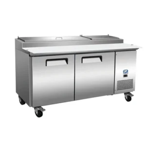 COLDZONE 71" (2) Door Pizza Prep Table Dimension 70.8 x 32.3 x 41.7