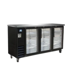 COLDZONE 73" (3) Door Back BAR Cooler Dimension 73 x 24.4 x 36.2