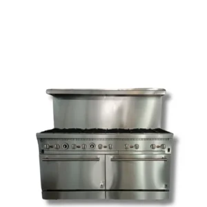 HOT ZONE  60 inch Gas Range- 10 Burners, Convection oven with 2 Big fans Switch control 366,000 BTU