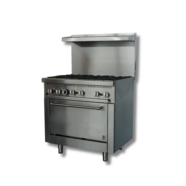 HOT ZONE 36 inch Gas Range - 6 Burners with Standard Oven 36" 213,000 BTU