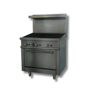 HOT ZONE 36 inch Gas Range - 36" Charbroiler top Standard Oven 36" 138,000 BTU