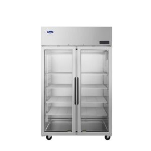 PLUS-R2-GS-S-PT – Top Mount Pass-Thru Glass-door Refrigerators