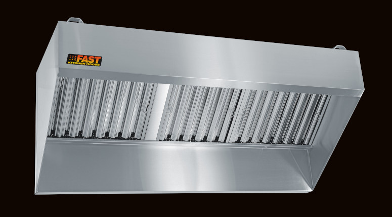 Food Truck Hoods/Low Proximity Backshelf Hood PP-SSH